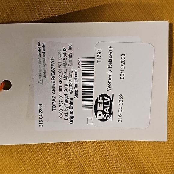 Knox rose pull on drawstring amber topaz butterscotch pants xxl - Picture 3 of 8